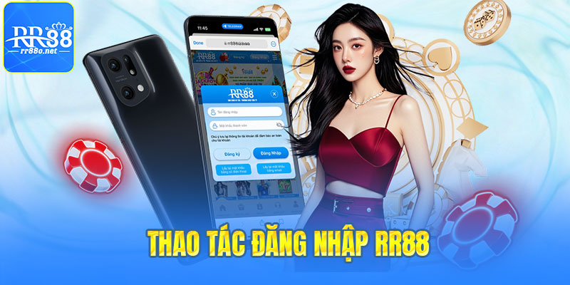 Thao tác đăng nhập RR88